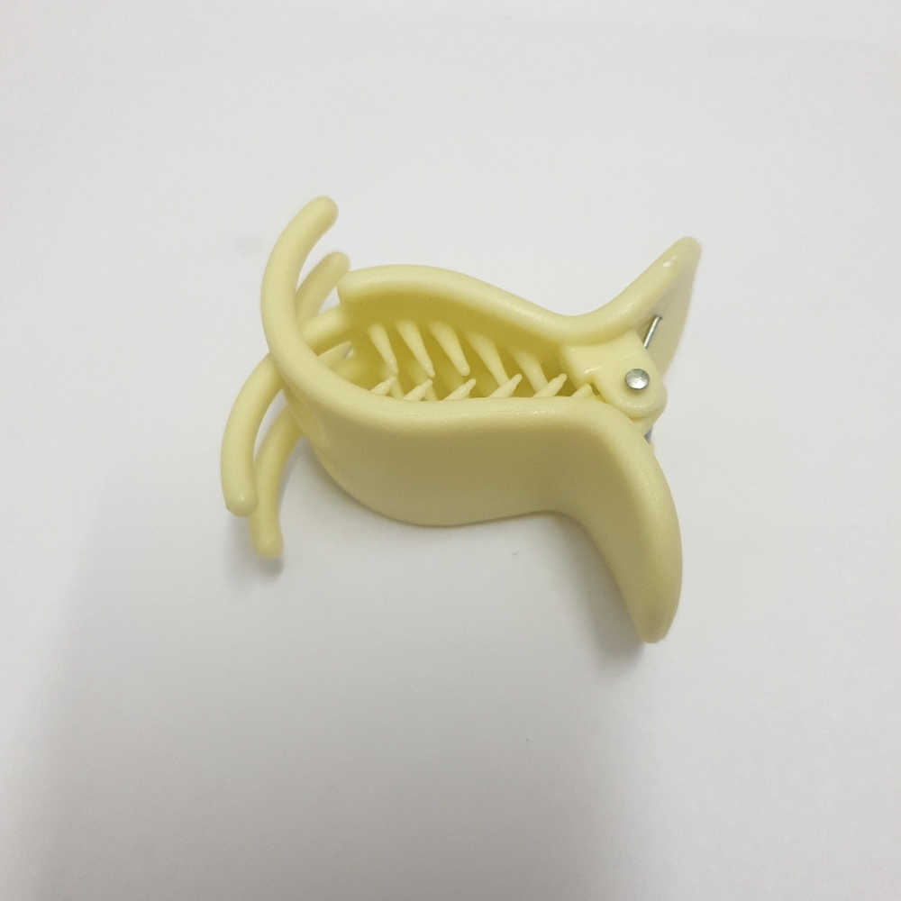 hair clip , lemon yellow , women